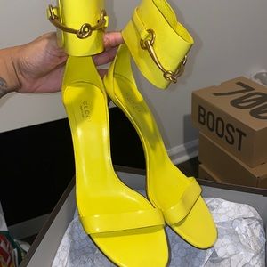 Lime Green Gucci sandals